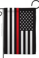 Thin Red Line Garden Flag