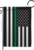 Thin Green Line Garden Flag