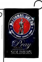 Pray United States Soldiers Decorative Garden Flag