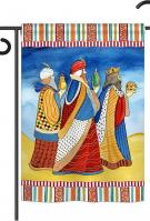 Three Wise Men Garden Flag