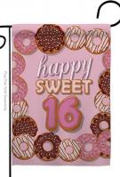 Sweet Sixteen Garden Flag