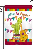 Viva La Fiesta Garden Flag