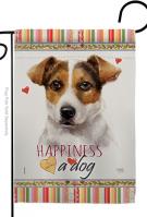 Russell Terrier Happiness Garden Flag