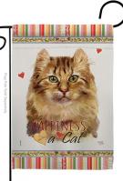 American Curl Happiness Garden Flag