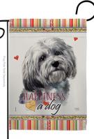 Havanese Happiness Garden Flag