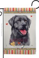 Labrador Happiness Garden Flag