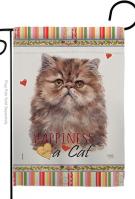 Persian Long Hair Happiness Garden Flag