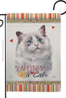 Bicolor Ragdoll Happiness Garden Flag