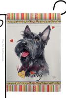 Scottish Terrier Happiness Garden Flag