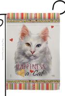 Turkish Angora Happiness Garden Flag
