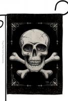 Skull Garden Flag