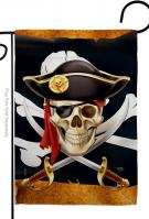 Pirate Life Garden Flag