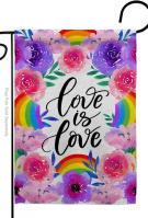 Joyful Love is Love Garden Flag