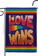 Love Wins Garden Flag