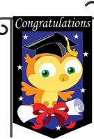 Congratulations Applique Garden Flag