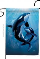 Killer Whale Garden Flag