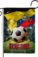 World Cup Ecuador Garden Flag