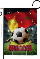 World Cup Morocco Garden Flag