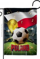 World Cup Poland Garden Flag