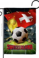 World Cup Switzerland Garden Flag