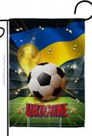 World Cup Ukraine Garden Flag