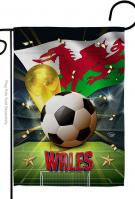 World Cup Wales Garden Flag
