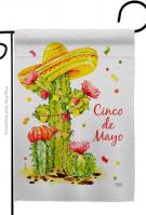 Cactus Cinco De Mayo Garden Flag