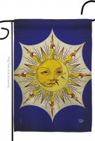 Sun Moon Garden Flag