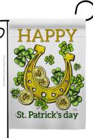 Lucky Shamrocks Garden Flag