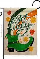 Get Lucky Boot Garden Flag