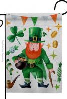 Leprechaun Gold Garden Flag