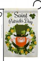 St. Patrick\'s Wreath Garden Flag