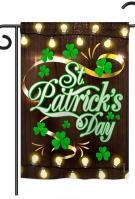 Lightful St. Patrick\'s Day Garden Flag