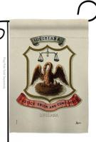 Coat Of Arms Of Louisiana Garden Flag