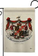 Coat Of Arms Of Maryland Garden Flag