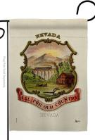 Coat Of Arms Of Nevada Garden Flag