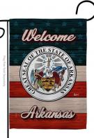 Welcome Arkansas Garden Flag