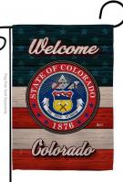 Welcome Colorado Garden Flag