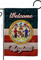 Welcome Maryland Garden Flag