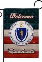 Welcome Massachusetts Garden Flag