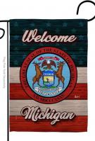 Welcome Michigan Garden Flag