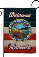 Welcome Minnesota Garden Flag