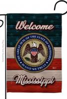 Welcome Mississippi Garden Flag