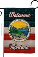 Welcome Montana Garden Flag