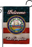 Welcome New Hampshire Garden Flag