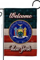 Welcome New York Garden Flag