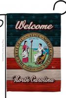 Welcome North Carolina Garden Flag