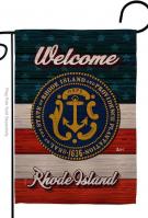 Welcome Rhode Island Garden Flag