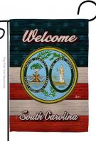 Welcome South Carolina Garden Flag