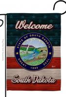 Welcome South Dakota Garden Flag